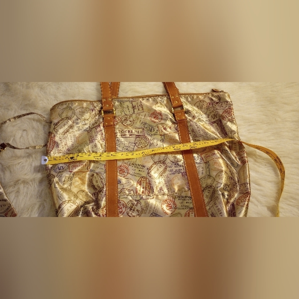 Rare Andare Lontano Viaggiando ALV tote, shoulder, travel bag with crossbody Bag - Picture 9 of 15